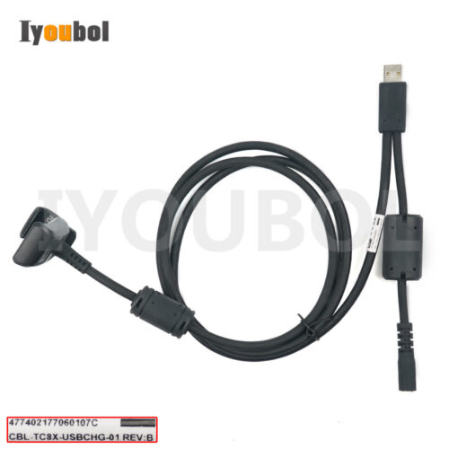 USB Comm & Charging cable (CBL-TC8X-USBCHG-01) for Motorola Symbol Zebra TC8000 TC80NH