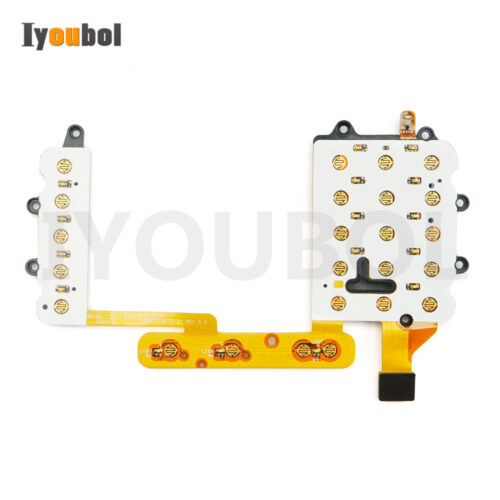 Keypad PCB with Flex Cable Replacement for Motorola Symbol WT4000, WT4070, WT4090, WT41N0