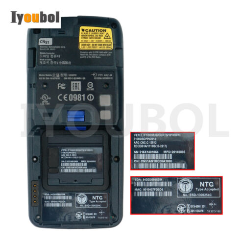 Back Cover for Intermec CN51