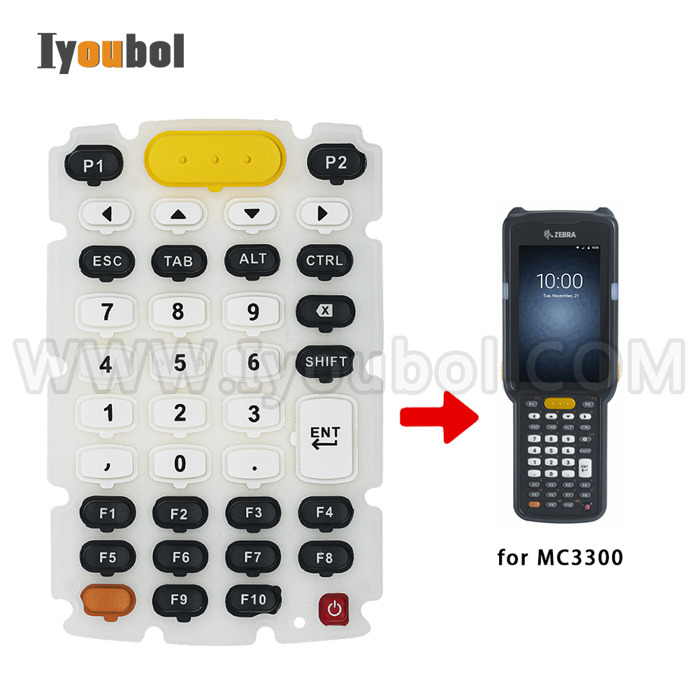 38-Key Keypad for ZEBRA MC330K-G MC330M-G,MC330K-R MC330M-R,MC330K-S MC330M-S - Image 3