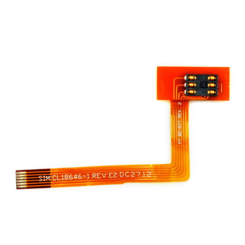 SIM Connector with flex cable (CL18646-1) Replacement for Zebra P4T