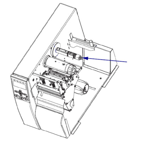 Ribbon Supply Spindle 105SLPlus P1053360-007