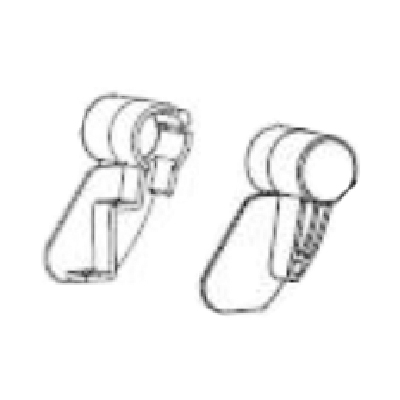 Cover Hinge Right and Left (Thermal Transfer) 105934-048