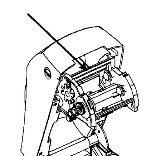 Ribbon Carriage w/o Print Head P1012845-015