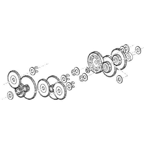 Kit Drive Gears TTP21X0 P1029257-010