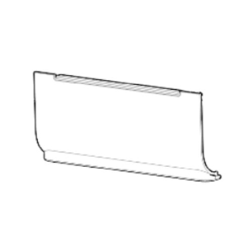 Front Bezel, Linerless (includes take label sensor) P1080383-434