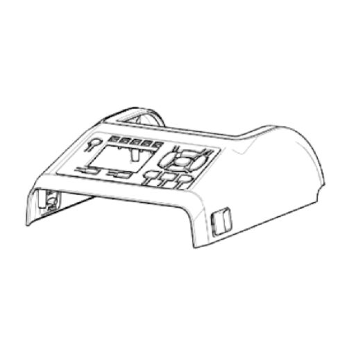Cover Assembly for Health Care Models with LCD (includes Media Window) P1080383-429