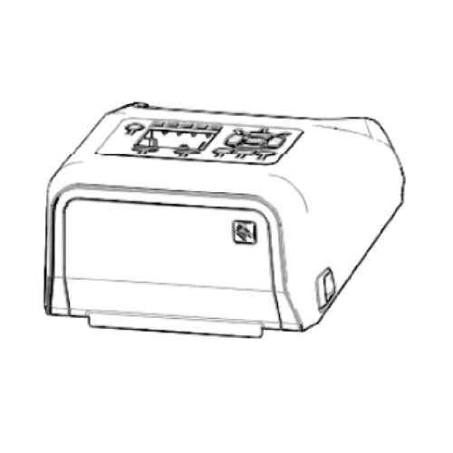 Cover Assembly for Standard Models without LCD (includes Media Window) P1080383-238