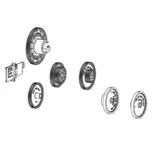 Drive Gears ZT200 Series (includes gears for 203 dpi and 300 dpi) only for serial numbers greater than 52J141101521 P1037974-061