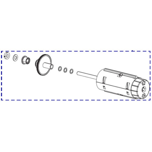 Ribbon Take Up Spindle ZT420 ZT421 P1058930-046