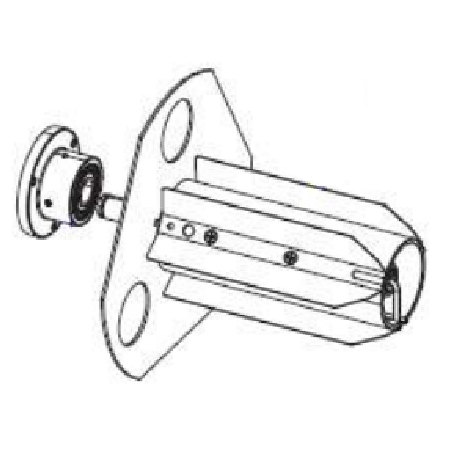 Replacement Media Rewind Spindle (includes bearing) ZT510 G41155M