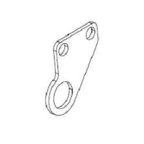 Rewind Roller Adjustment Plate (includes bearing) ZT510 P1006105