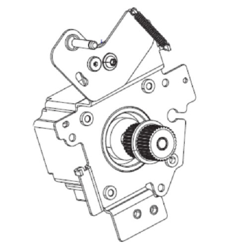 Drive Motor with Pulley Assembly (works for all dpi) ZT600 Series P1083320-057