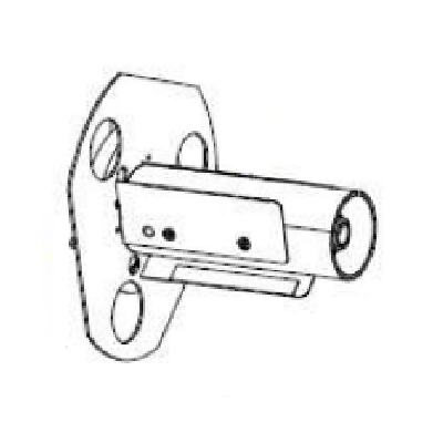 Media Supply Spindle for 40mm ID Cores (optional field-installed spindle) ZT620 P1083320-114
