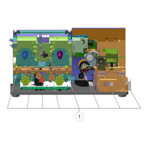 Kit Platen Rollers ZXP7 (contains all platen rollers) P1037750-050