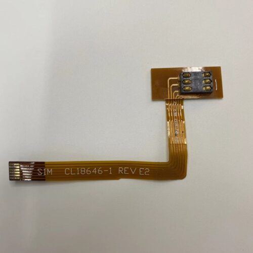 SIM Connector with flex cable (CL18646-1) Replacement for Zebra P4T